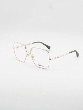 Max Mara MM5120 032 Eyeglasses Pale Gold 55mm Butterfly Frame